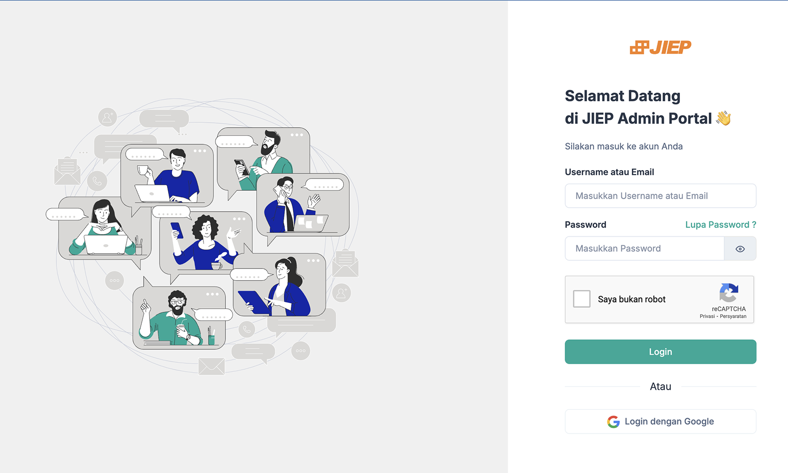 JIEP Admin Corporate